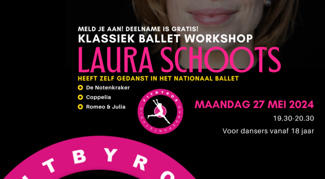 Workshop Klassiek ballet - maandag 27 mei 2024